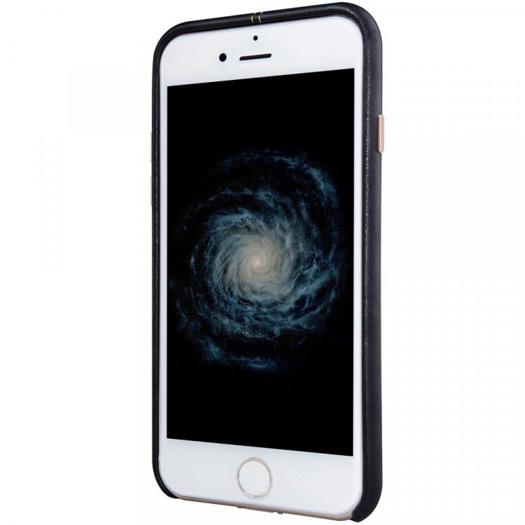 Кожаный чехол - накладка NILLKIN Englon для iPhone 7 (черный)