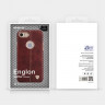 Кожаный чехол - накладка NILLKIN Englon для iPhone 7 (черный)