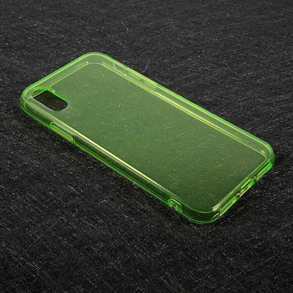 Силиконовый TPU чехол для iPhone X / ХS (зеленый)