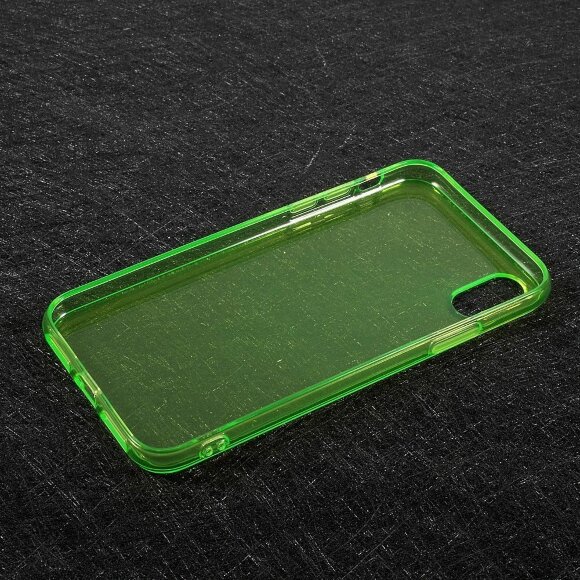 Силиконовый TPU чехол для iPhone X / ХS (зеленый)