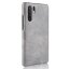 Кожаная накладка-чехол Litchi Texture для Huawei P30 Pro (серый)
