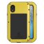 Гибридный чехол LOVE MEI для iPhone XR (желтый)