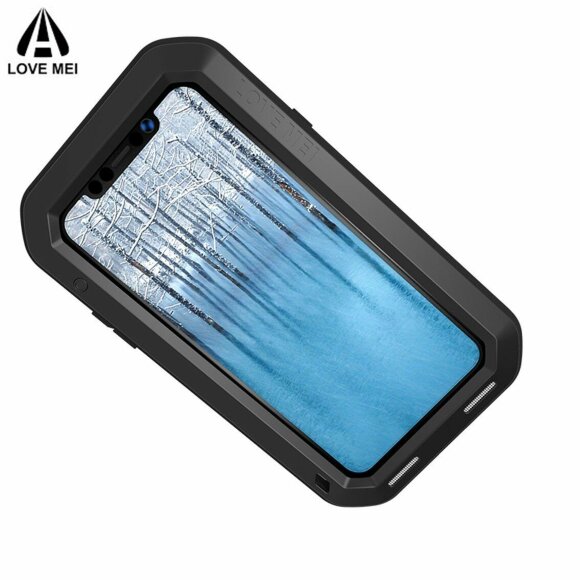 Гибридный чехол LOVE MEI для iPhone XR (желтый)