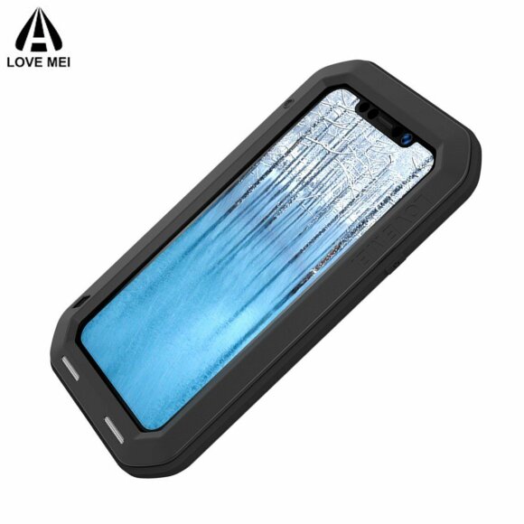 Гибридный чехол LOVE MEI для iPhone XR (желтый)