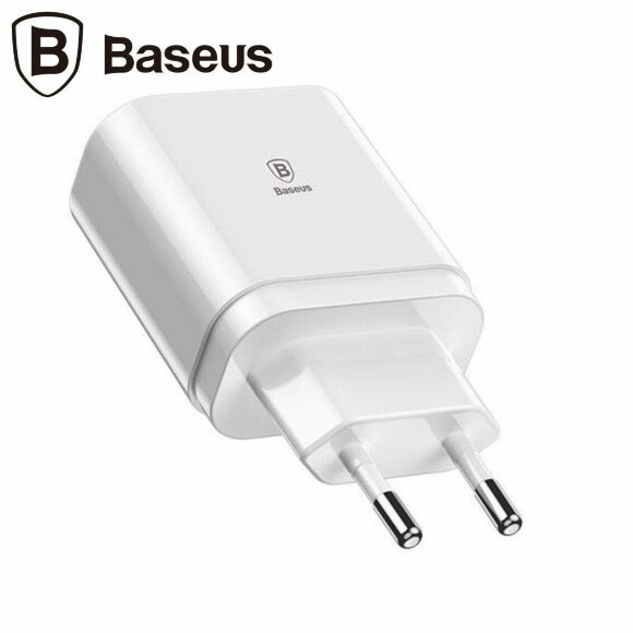 Зарядное устройство Baseus Mirror Lake Intelligent Digital Display 3.4A (белый) Зарядное устройство Baseus Mirror Lake Intelligent Digital Display 3.4A (белый)