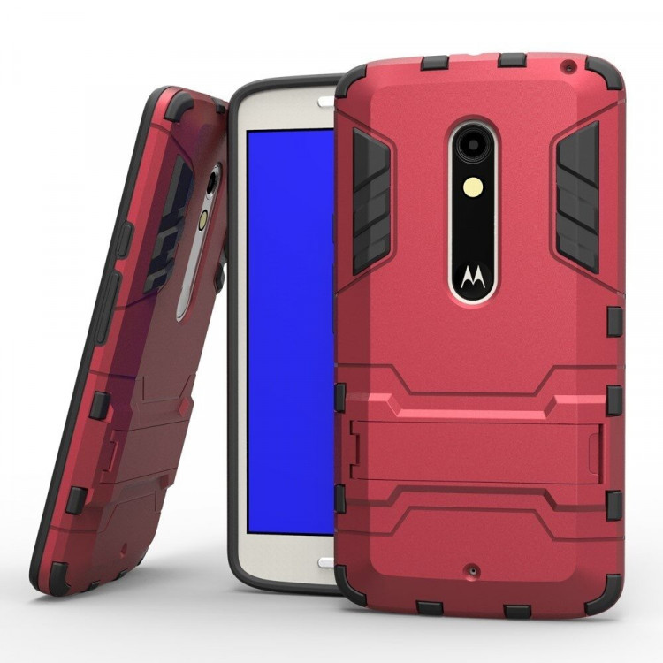 Чехол Duty Armor для Motorola Moto X Play (красный)