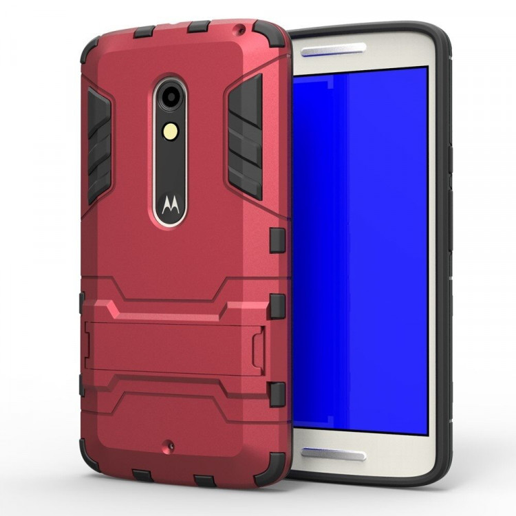 Чехол Duty Armor для Motorola Moto X Play (красный)