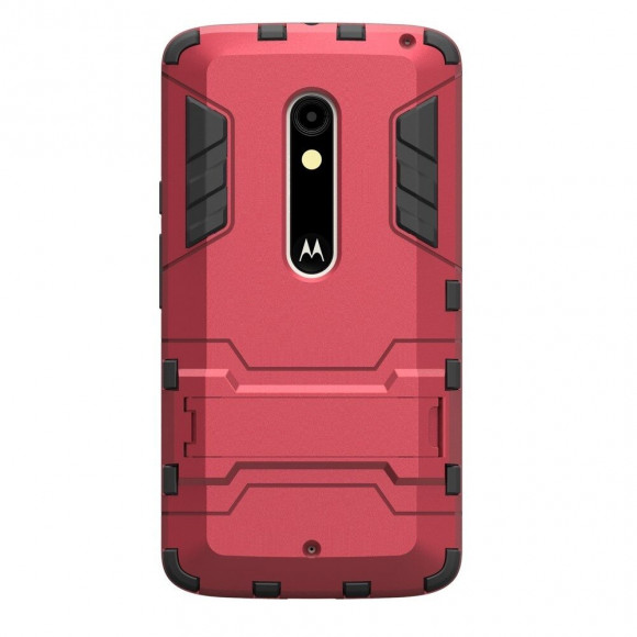 Чехол Duty Armor для Motorola Moto X Play (красный) Чехол Duty Armor для Motorola Moto X Play (красный)