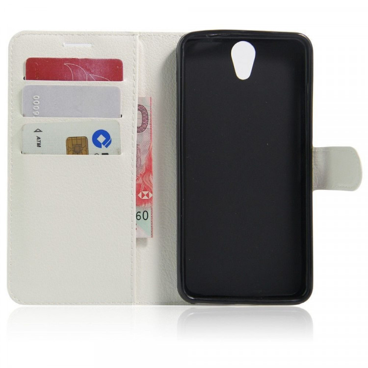 Чехол с визитницей для Lenovo Vibe S1 Lite (белый)