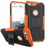 Чехол Hybrid Armor для Google Pixel (черный + оранжевый)