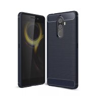 Чехол-накладка Carbon Fibre для Lenovo K8 Note (темно-синий) Чехол-накладка Carbon Fibre для Lenovo K8 Note (темно-синий)