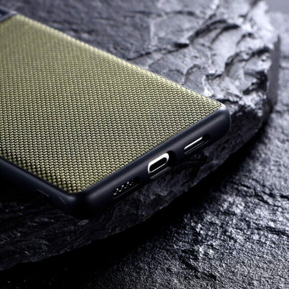 Чехол с текстурой нейлона для Google Pixel 6 Pro (черный) Чехол с текстурой нейлона для Google Pixel 6 Pro (черный)