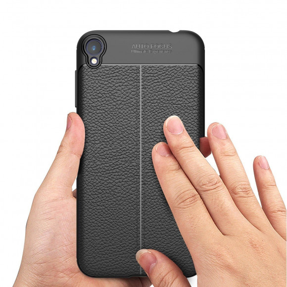 Чехол-накладка Litchi Grain для ASUS ZenFone Live ZB501KL (красный)