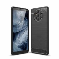 Чехол-накладка Carbon Fibre для Nokia 9 PureView (черный) Чехол-накладка Carbon Fibre для Nokia 9 PureView (черный)
