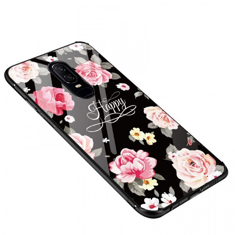 Чехол-накладка для OnePlus 6 (Happy Flower)