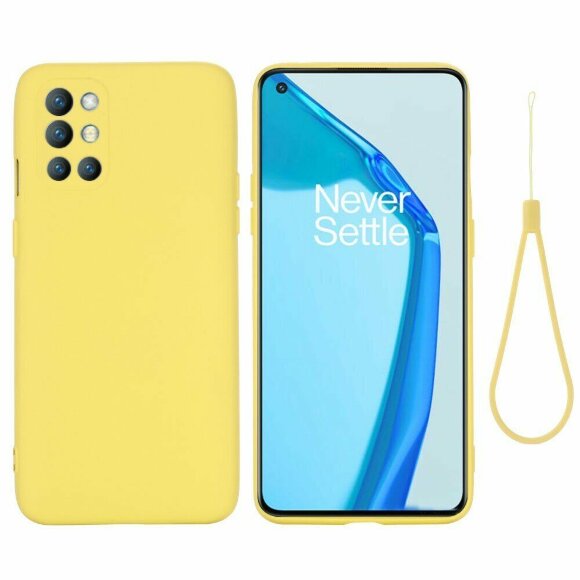 Силиконовый чехол Mobile Shell для OnePlus 9R (желтый)
