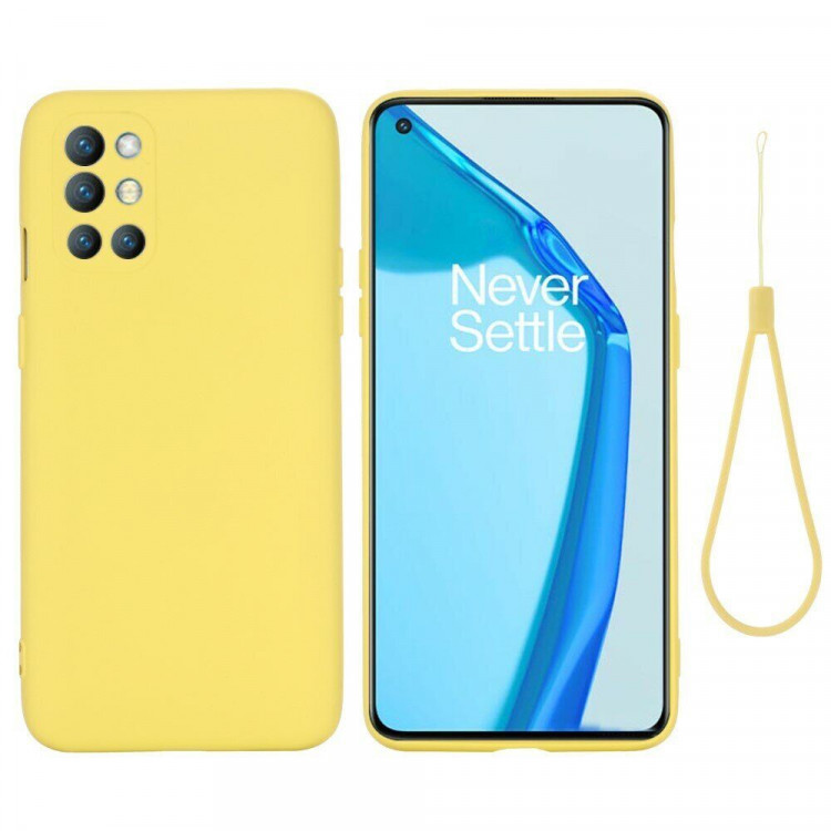 Силиконовый чехол Mobile Shell для OnePlus 9R (желтый)