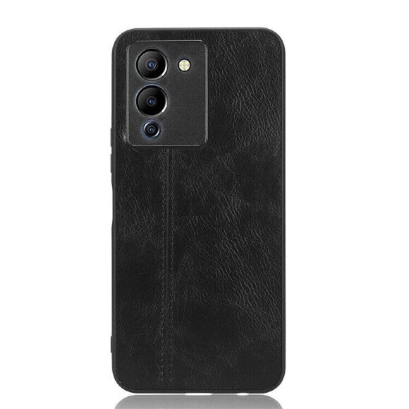 Чехол из экокожи для Infinix NOTE 12 G96 (черный) Чехол из экокожи для Infinix NOTE 12 G96 (черный)