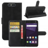 Чехол с визитницей для ZTE Blade V8 (черный)