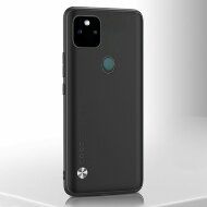 Чехол из искусственной кожи для Google Pixel 5a 5G (черный) Чехол из искусственной кожи для Google Pixel 5a 5G (черный)