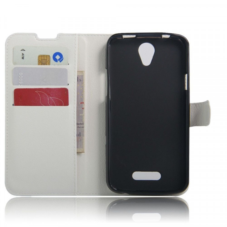 Чехол с визитницей для DOOGEE X6 / X6 Pro (белый)