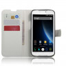 Чехол с визитницей для DOOGEE X6 / X6 Pro (белый)