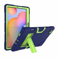Гибридный TPU чехол для Samsung Galaxy Tab S6 Lite (темно-синий + зеленый) Гибридный TPU чехол для Samsung Galaxy Tab S6 Lite (темно-синий + зеленый)