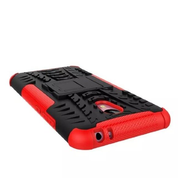 Чехол Hybrid Armor для Meizu M2 Note (черный + красный)