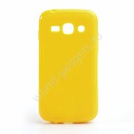 Мягкий пластиковый чехол для Samsung Galaxy Ace 3 / S7272 / S7275 (желтый)