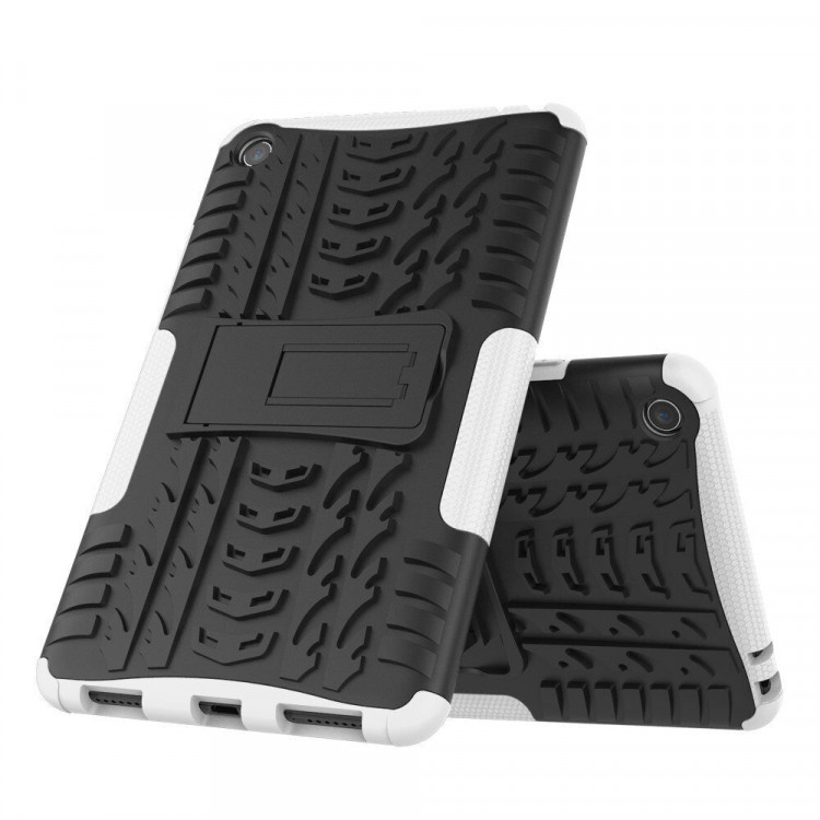 Чехол Hybrid Armor для Xiaomi Mi Pad 4 - 8 дюймов (черный + белый)