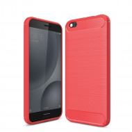Чехол-накладка Carbon Fibre для Xiaomi Mi5C (красный)