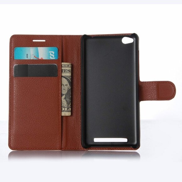 Чехол с визитницей для Xiaomi Redmi 3 (коричневый) Чехол с визитницей для Xiaomi Redmi 3 (коричневый)