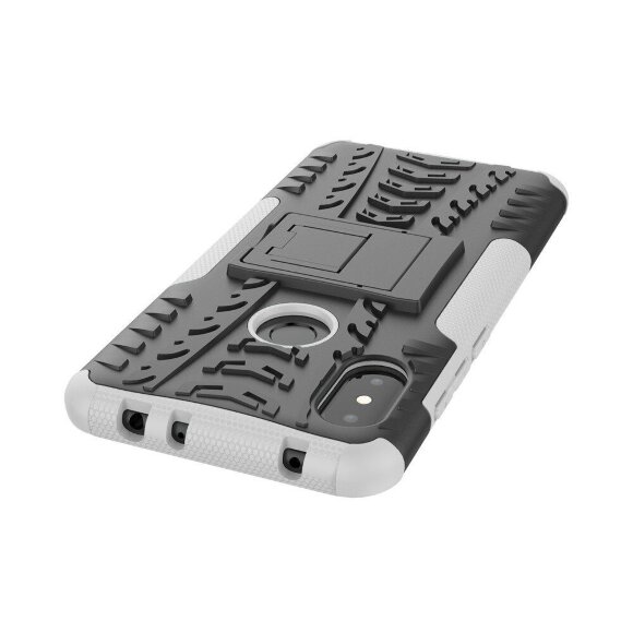 Чехол Hybrid Armor для Xiaomi Redmi Note 6 Pro (черный + белый)