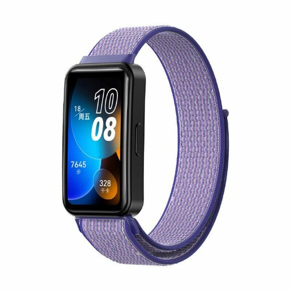 Нейлоновый ремешок для HUAWEI Band 8, HUAWEI Band 9 (фиолетовый)