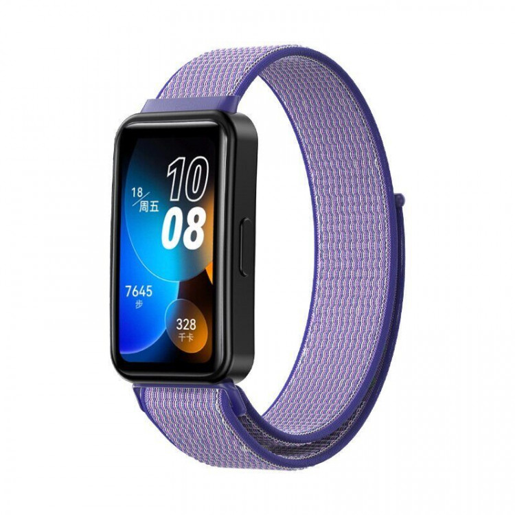 Нейлоновый ремешок для HUAWEI Band 8, HUAWEI Band 9 (фиолетовый)
