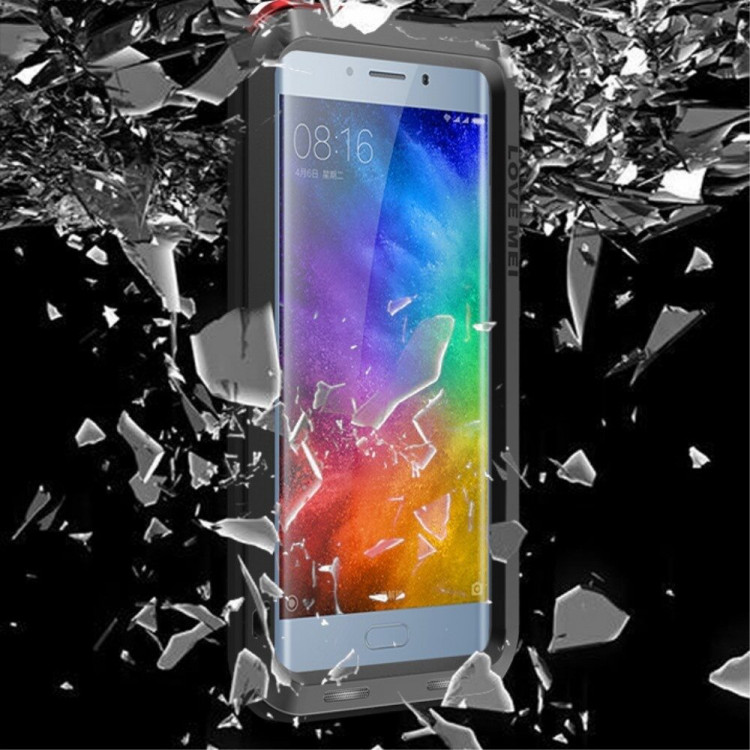 Гибридный чехол LOVE MEI для Xiaomi Mi Note 2 (желтый)