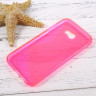 Нескользящий чехол для Samsung Galaxy A7 (2017) SM-A720F (малиновый)