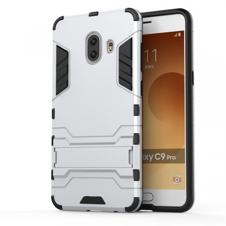 Чехол Duty Armor для Samsung Galaxy C10 (серебряный)