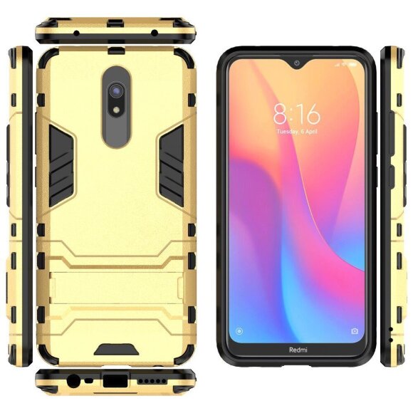 Чехол Duty Armor для Xiaomi Redmi 8 / Redmi 8A (золотой) Чехол Duty Armor для Xiaomi Redmi 8 / Redmi 8A (золотой)