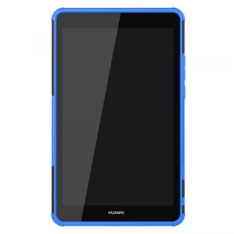 Чехол Hybrid Armor для Huawei MediaPad M5 Lite 8 / Honor Pad 5 8.0 (черный + голубой)