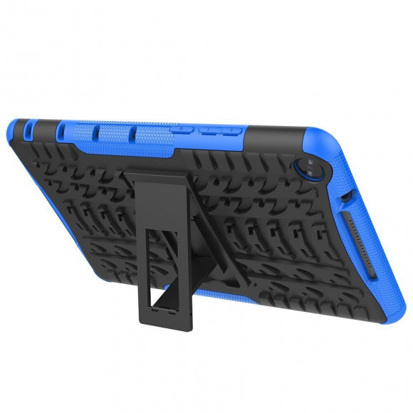 Чехол Hybrid Armor для Huawei MediaPad M5 Lite 8 / Honor Pad 5 8.0 (черный + голубой) Чехол Hybrid Armor для Huawei MediaPad M5 Lite 8 / Honor Pad 5 8.0 (черный + голубой)