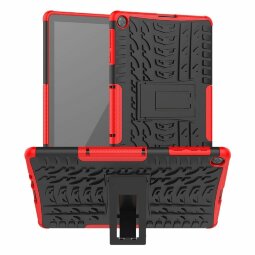 Чехол Hybrid Armor для Huawei MatePad T10 / T10s / C5e / C3 / Honor Pad X8 / X8 Lite / X6 (черный + красный)