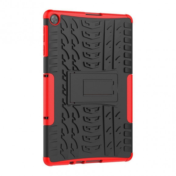 Чехол Hybrid Armor для Huawei MatePad T10 / T10s / C5e / C3 / Honor Pad X8 / X8 Lite / X6 (черный + красный)