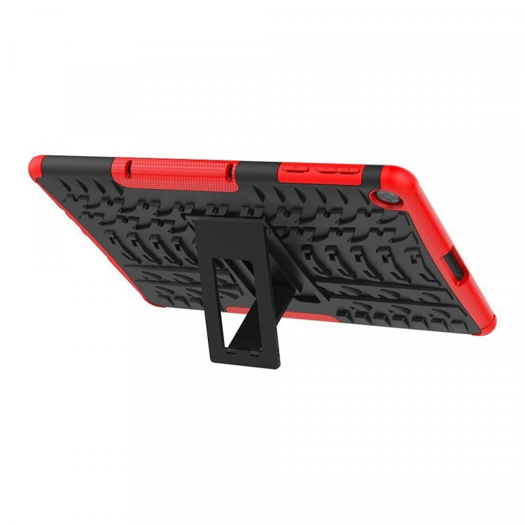 Чехол Hybrid Armor для Huawei MatePad T10 / T10s / C5e / C3 / Honor Pad X8 / X8 Lite / X6 (черный + красный)