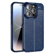 Чехол-накладка Litchi Grain для iPhone 15 Pro Max (темно-синий) Чехол-накладка Litchi Grain для iPhone 15 Pro Max (темно-синий)