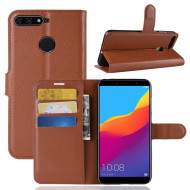Чехол с визитницей для Huawei Y6 Prime (2018) / Honor 7A / Honor 7C (AUM-L41) / Honor 7A Pro (AUM-L29) (коричневый) Чехол с визитницей для Huawei Y6 Prime (2018) / Honor 7A / Honor 7C (AUM-L41) / Honor 7A Pro (AUM-L29) (коричневый)