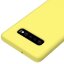 Силиконовый чехол Mobile Shell для Samsung Galaxy S10+ (Plus) (желтый)