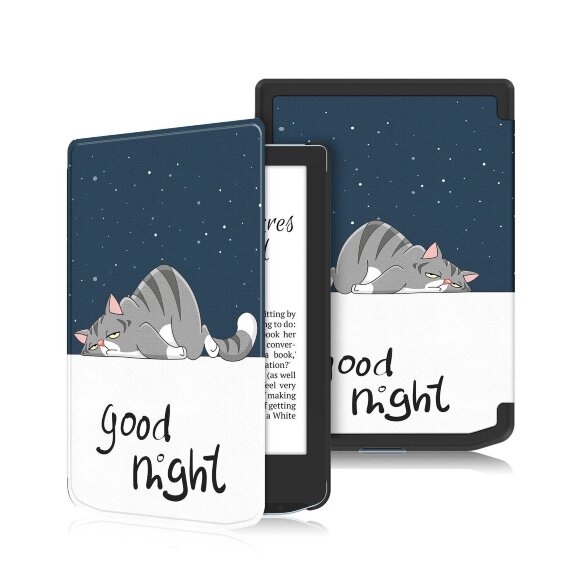 Чехол для PocketBook 634 Verse Pro (Good Night Cat)