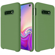Силиконовый чехол Mobile Shell для Samsung Galaxy S10 (темно-зеленый) Силиконовый чехол Mobile Shell для Samsung Galaxy S10 (темно-зеленый)