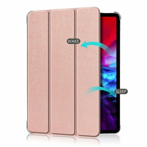 Планшетный чехол для iPad Pro 12.9 дюйма (2022, 2021, 2020, 2018) (розовый)